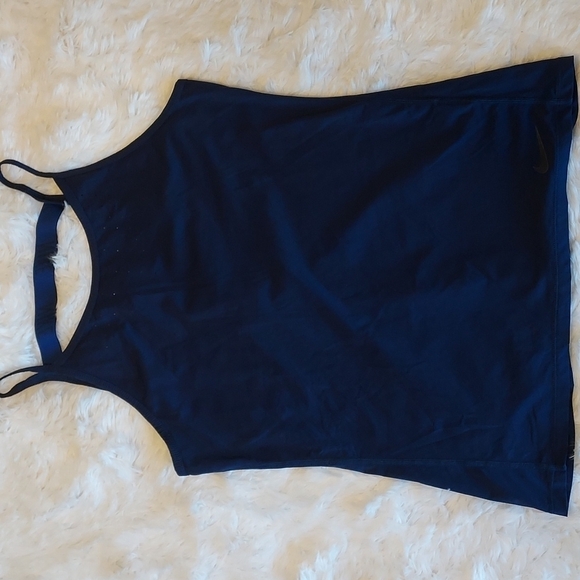 NIKE dri fit work out shirt with open v back size M - Picture 1 of 6